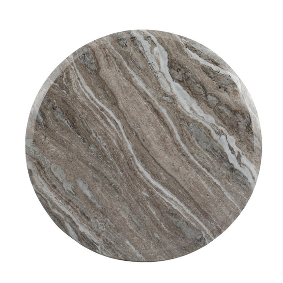 Dakota Nesting Coffee Table - Dark Taupe Marble Solid