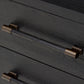 Adolfo Media Console - Modern Black Ash