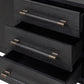 Adolfo Media Console - Modern Black Ash