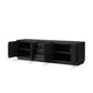 Adolfo Media Console - Modern Black Ash