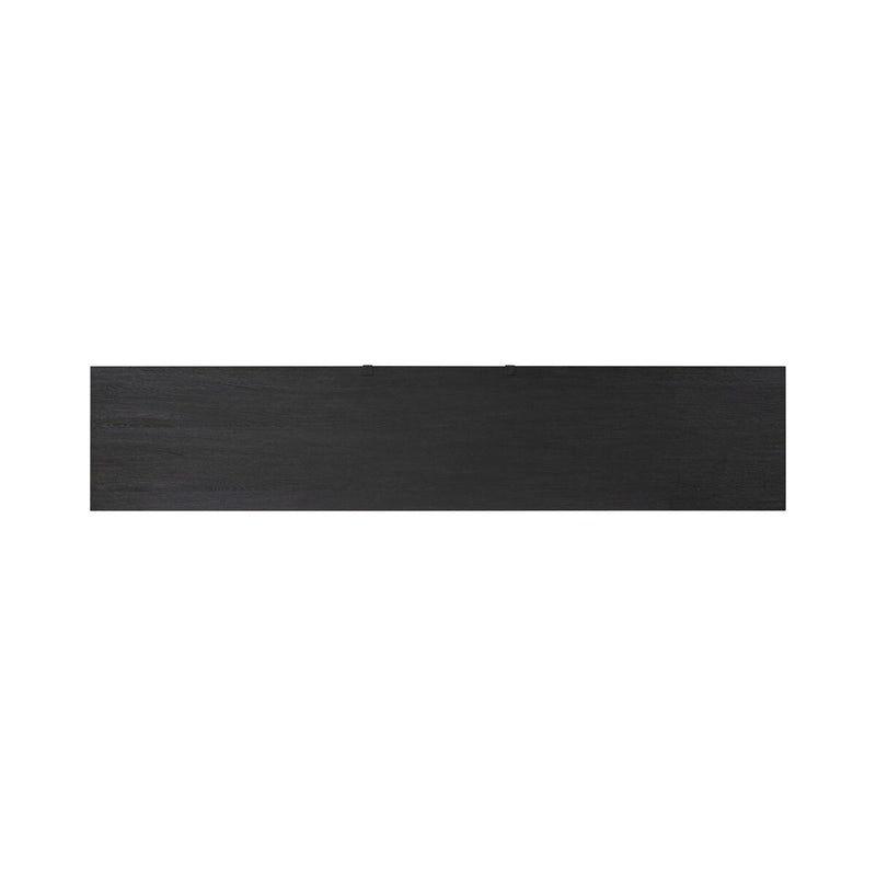 Adolfo Media Console - Modern Black Ash