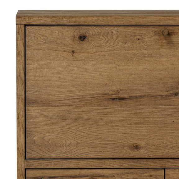 Bergstrom Secretary Desk - Warm Natural Oak Veneer