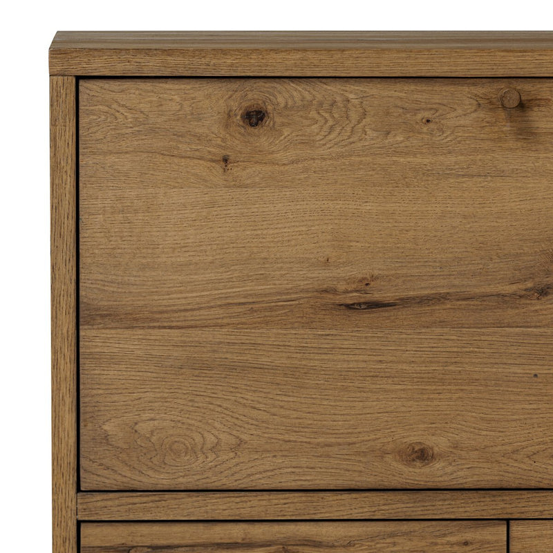 Bergstrom Secretary Desk - Warm Natural Oak Veneer