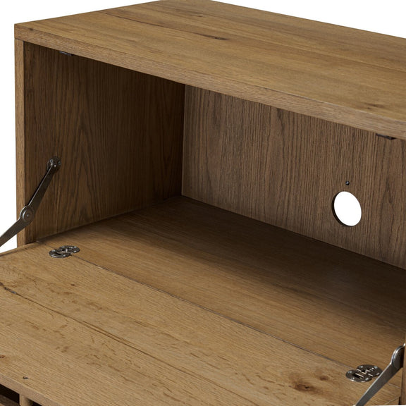 Bergstrom Secretary Desk - Warm Natural Oak Veneer