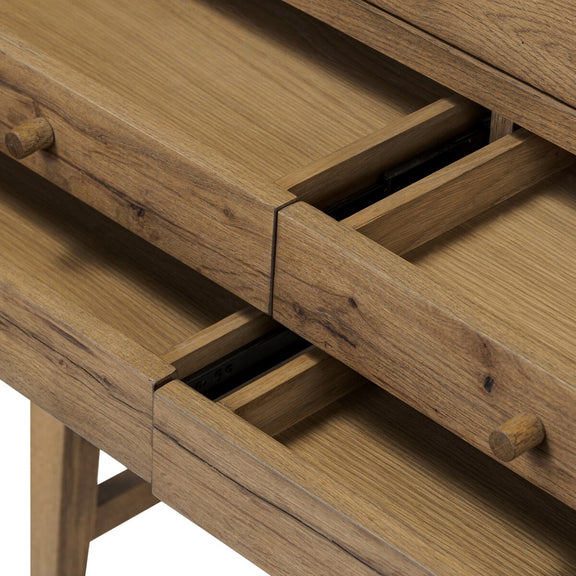 Bergstrom Secretary Desk - Warm Natural Oak Veneer