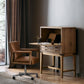 Bergstrom Secretary Desk - Warm Natural Oak Veneer
