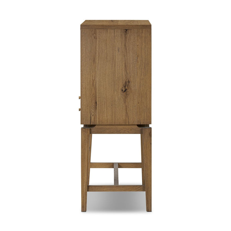 Bergstrom Secretary Desk - Warm Natural Oak Veneer