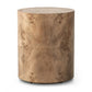Caya End Table - Caramel Burl