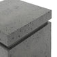 Posen Outdoor Square Propane Enclosure - Pewter Concrete