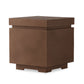 Posen Outdoor Square Propane Enclosure - Clay Concrete