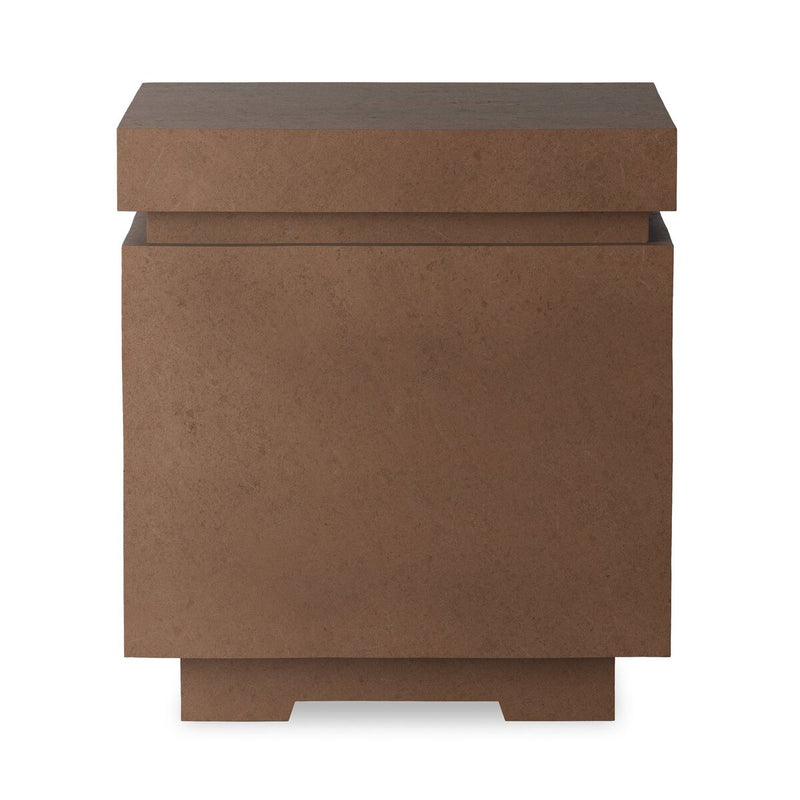 Posen Outdoor Square Propane Enclosure - Clay Concrete