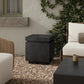 Posen Outdoor Square Propane Enclosure - Textured Ebony