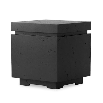 Posen Outdoor Square Propane Enclosure - Textured Ebony