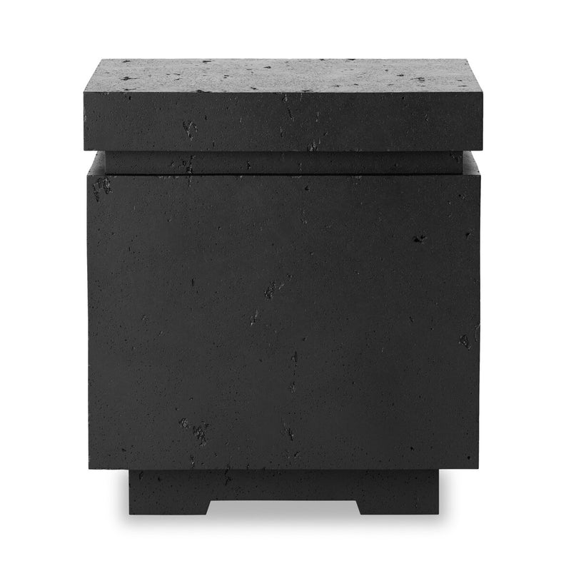 Posen Outdoor Square Propane Enclosure - Textured Ebony