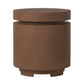Higgins Outdoor Round Propane Enclosure - Clay Concrete
