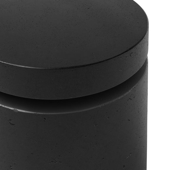 Higgins Outdoor Round Propane Enclosure - Textured Ebony