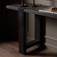 Matei Console Table - Smoked Black