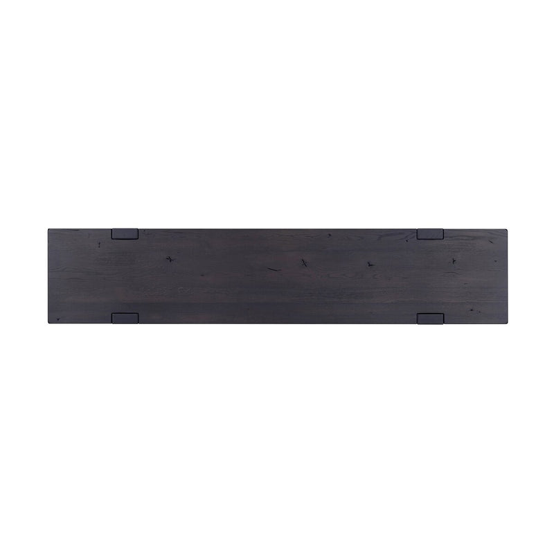 Matei Console Table - Smoked Black