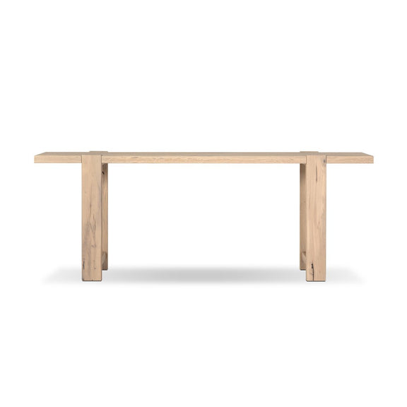 Matei Console Table - Bleached Oak