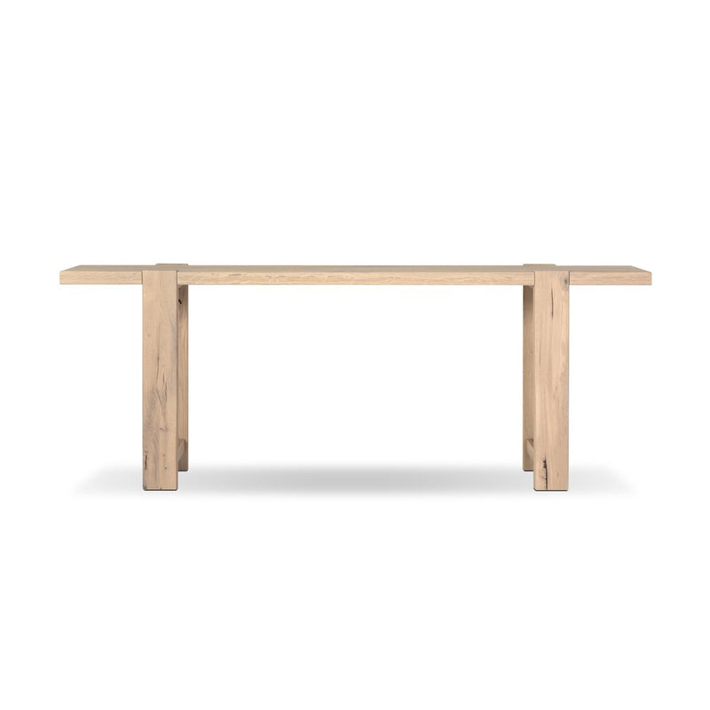 Matei Console Table - Bleached Oak