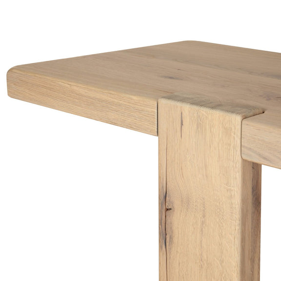 Matei Console Table - Bleached Oak