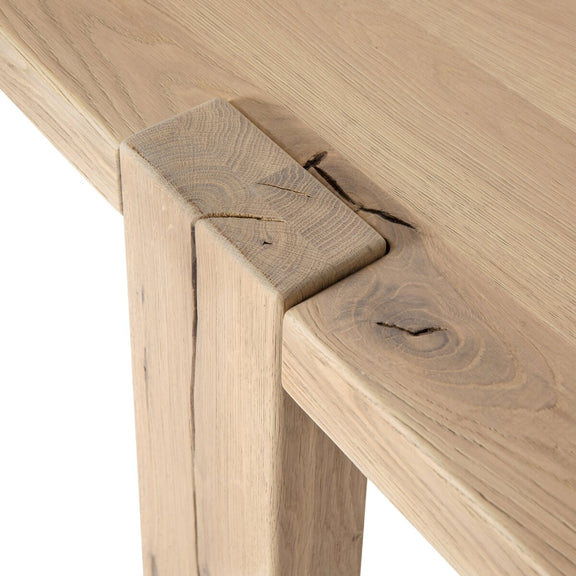 Matei Console Table - Bleached Oak