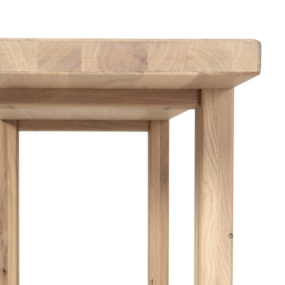 Matei Console Table - Bleached Oak