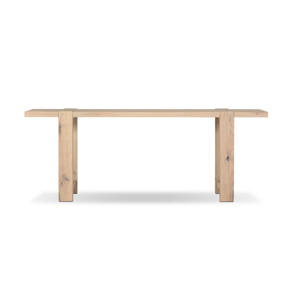 Matei Console Table - Bleached Oak