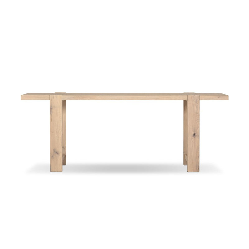 Matei Console Table - Bleached Oak