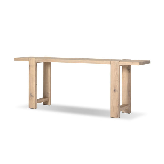 Matei Console Table - Bleached Oak