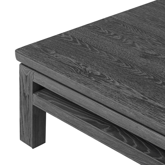 Oman Coffee Table - Rustic Black Veneer
