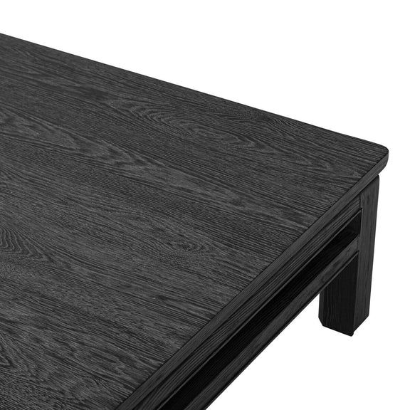 Oman Coffee Table - Rustic Black Veneer