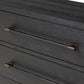 Adolfo 6 Drawer Dresser - Modern Black Ash