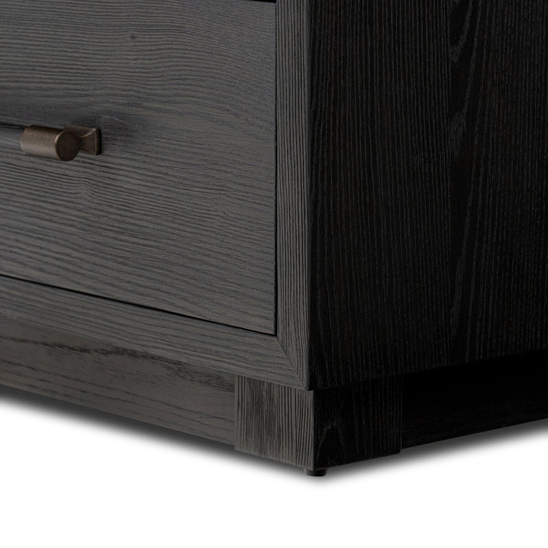 Adolfo 6 Drawer Dresser - Modern Black Ash