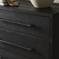 Adolfo 6 Drawer Dresser - Modern Black Ash