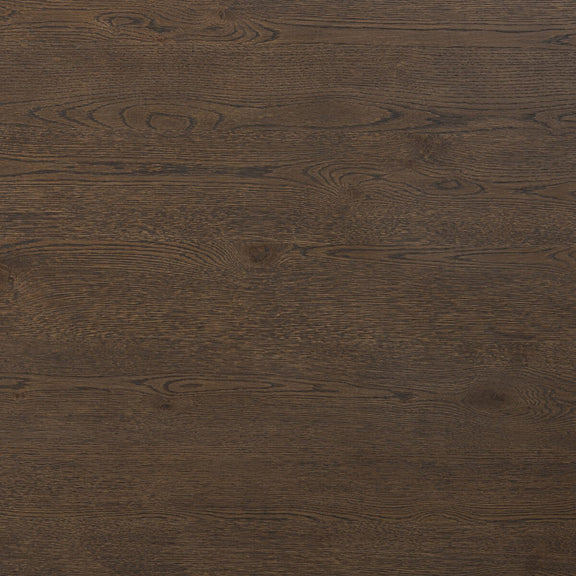 Valen Dining Table - Rustic Brown Oak Veneer