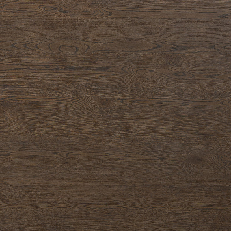 Valen Dining Table - Rustic Brown Oak Veneer