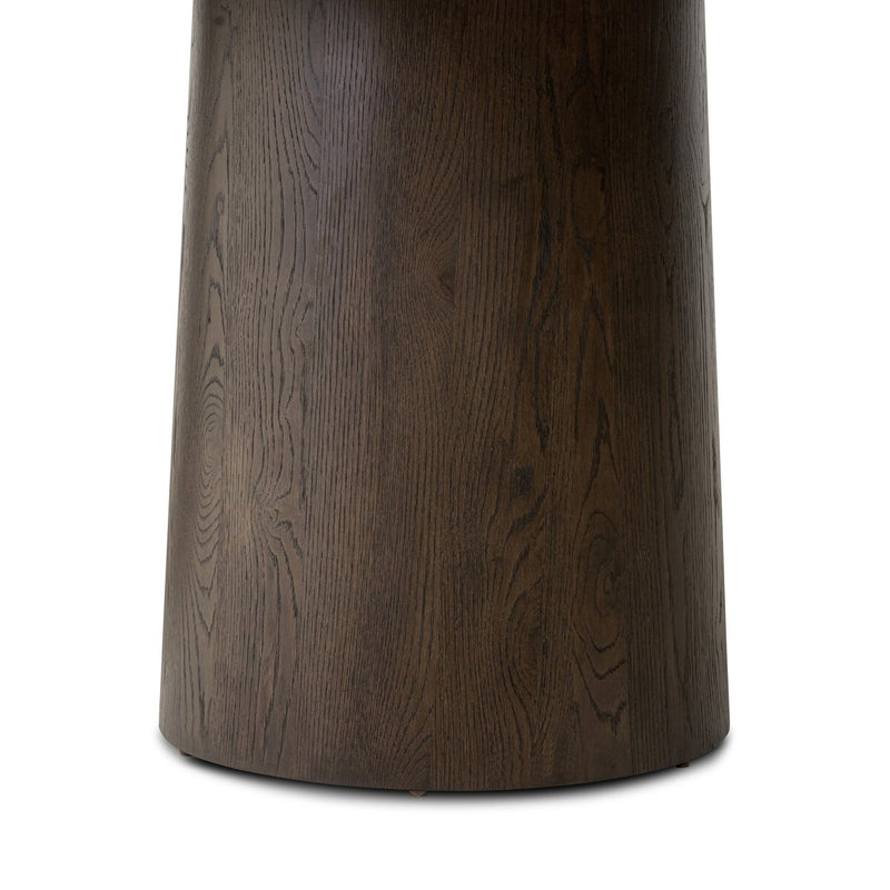 Valen Dining Table - Rustic Brown Oak Veneer