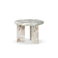 Dakota Nesting Coffee Table - Creamy Taupe Marble Solid