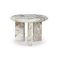 Dakota Nesting Coffee Table - Creamy Taupe Marble Solid