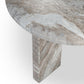 Dakota Nesting Coffee Table - Dark Taupe Marble Solid