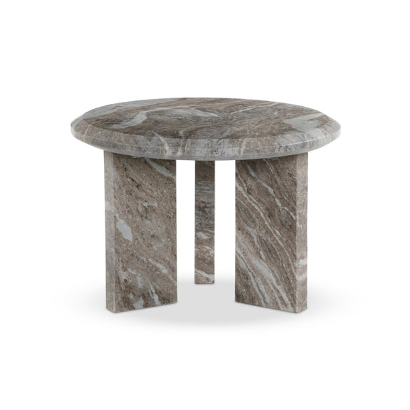 Dakota Nesting Coffee Table - Dark Taupe Marble Solid
