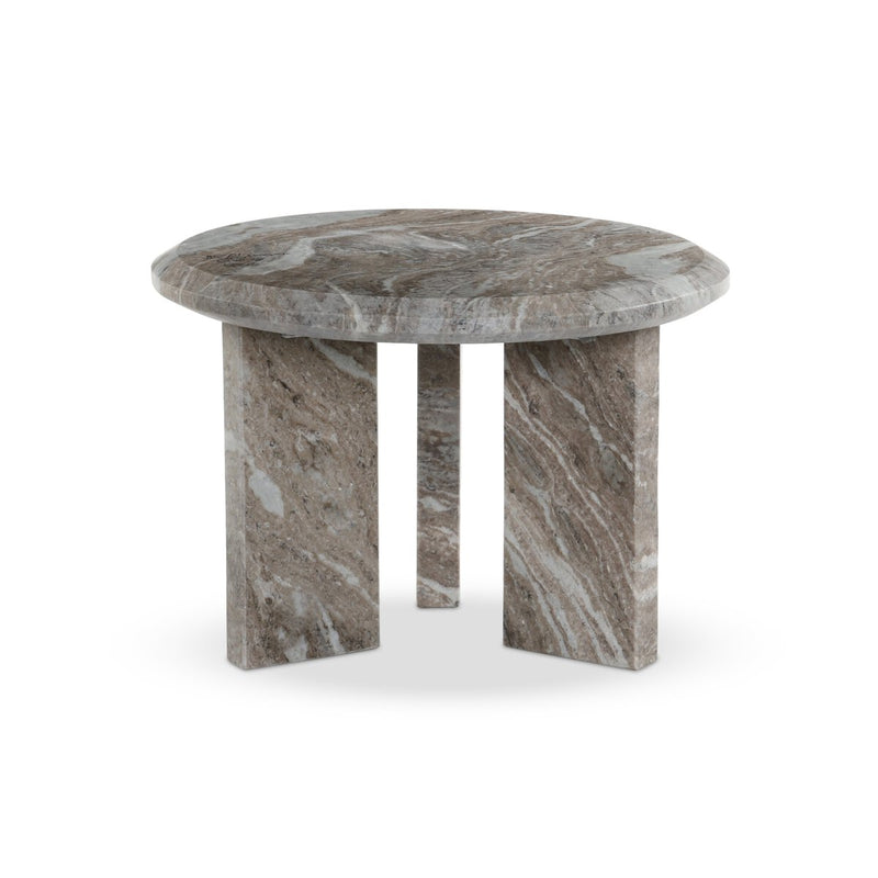Dakota Nesting Coffee Table - Dark Taupe Marble Solid