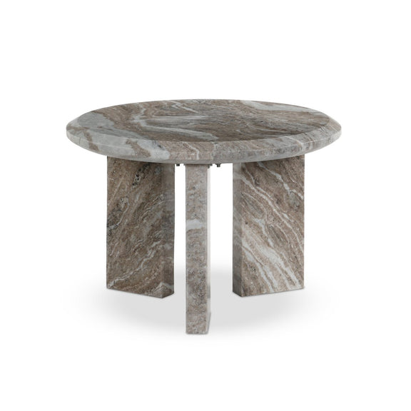 Dakota Nesting Coffee Table - Dark Taupe Marble Solid