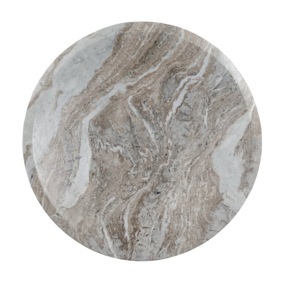 Dakota Nesting Coffee Table - Dark Taupe Marble Solid