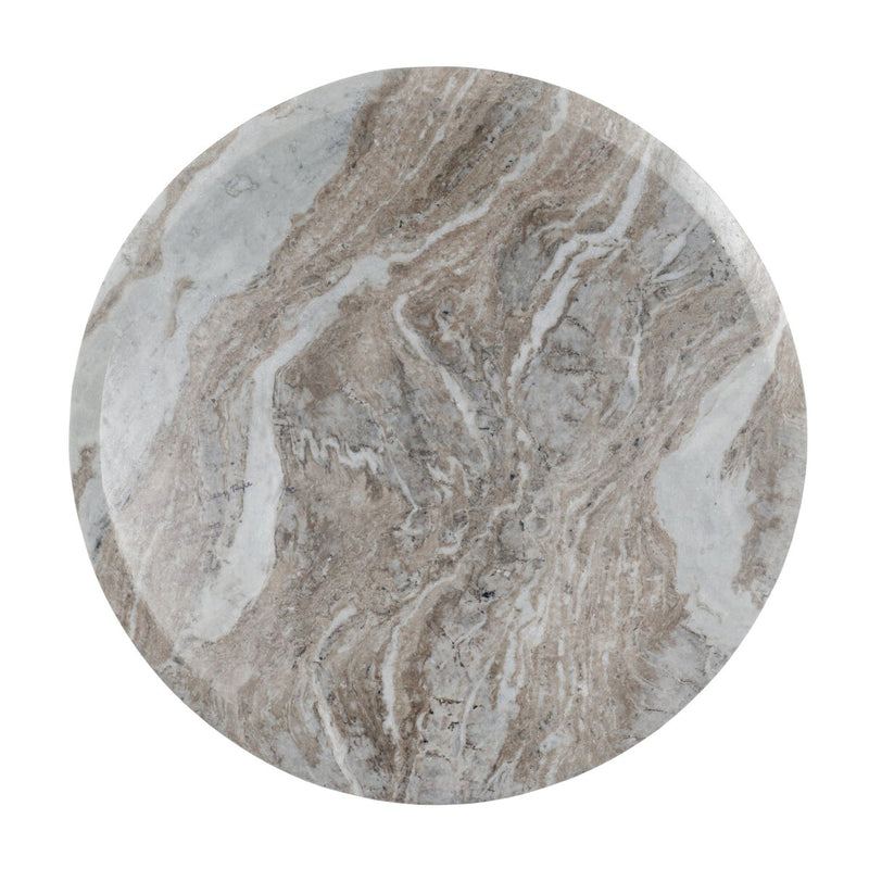 Dakota Nesting Coffee Table - Dark Taupe Marble Solid