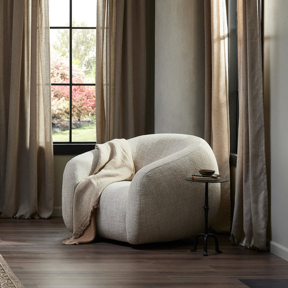 Jocelyn End Table - Raw Black Iron