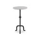 Jocelyn End Table - Veined White Marble
