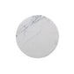 Jocelyn End Table - Veined White Marble