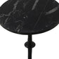 Jocelyn End Table - Black Marble
